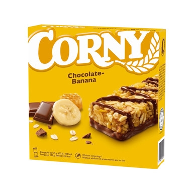 CORNY Müslibatoon šokolaadi-banaani 6x25g