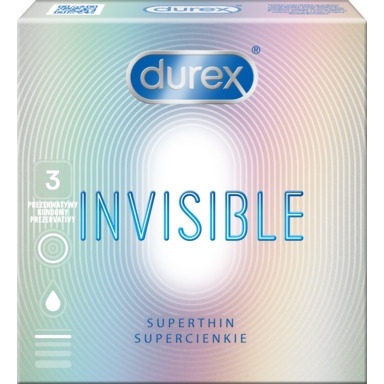 DUREX Kondoomid Invisible Extra Sensitive 3tk