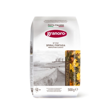 GRANORO Tricolori värvilised spiraalid 500g