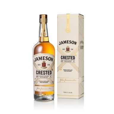 JAMESON Crested Irish whiskey 40% 70cl(karbis)
