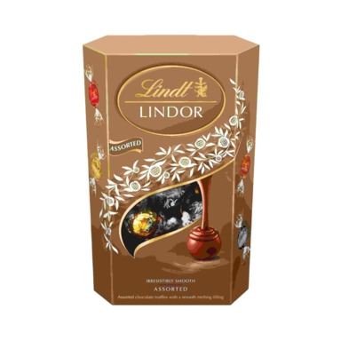 LINDT Lindor šokolaadipallid assortii 337g