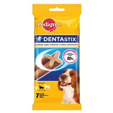 PEDIGREE Dentastix närimispulk keskm. koertele 7tk 180g