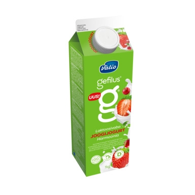 VALIO GEFILUS Joogijogurt maasika-pohla 1kg(laktoosivaba)